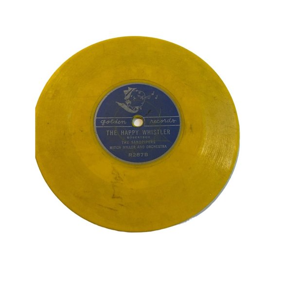 Vintage 7” vinyl record 45 RPM golden happy whistler most happy whistler sandpip - Picture 3 of 5